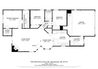7320 Wild Olive Avenue NE Floor Plan
