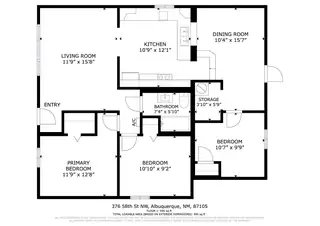 376 58th Street NW Floor Plan