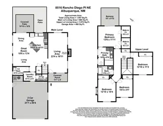 8516 Rancho Diego Place NE Floor Plan