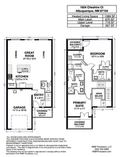 1604 Cheshire Court NW Floor Plan
