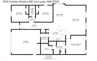 1610 Camino Rustica SW Floor Plan