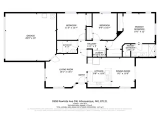 9908 Rawhide Avenue SW Floor Plan