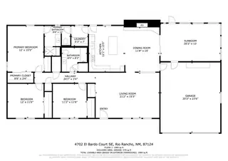 4702 El Bardo Court SE Floor Plan