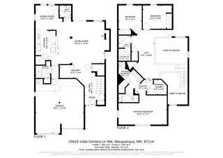 10016 Vista Cantera Lane NW Floor Plan