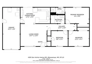 4500 San Andres Avenue NE Floor Plan