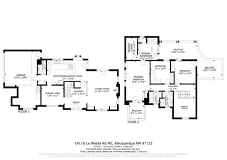 14116 La Mesita Road NE Floor Plan