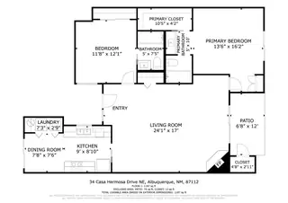 34 Casa Hermosa Drive NE Floor Plan