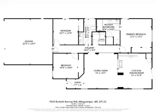 7935 Burkett Avenue NW Floor Plan