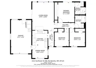 1013 Sunflower Drive SW Floor Plan