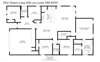 1922 Tesoro Loop NW Floor Plan
