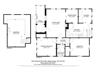 305 Amherst Drive SE Floor Plan