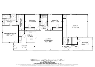 9205 Sidreaux Loop NW Floor Plan