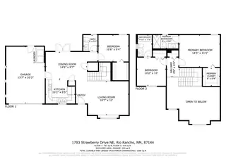 1793 Strawberry Drive NE Floor Plan