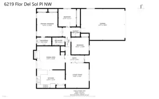 6219 Flor Del Sol Place NW Floor Plan