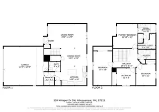 509 Whisper Drive SW Floor Plan