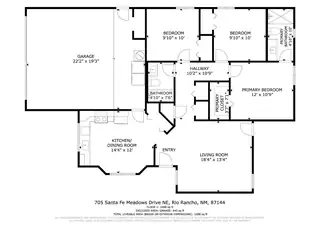 705 Santa Fe Meadows Drive NE Floor Plan