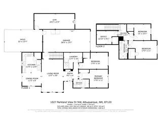1027 Parkland View Drive NW Floor Plan