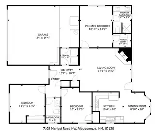 7108 Marigot Road NW Floor Plan