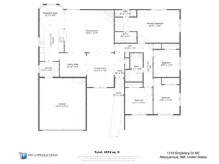 1713 Singletary Drive NE Floor Plan