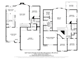6247 Sierra Nevada Circle NW Floor Plan