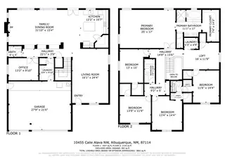 10455 Calle Alava NW Floor Plan