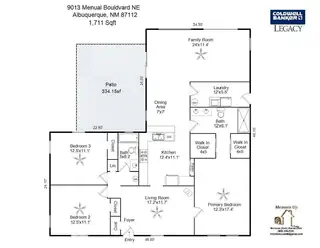 9013 Menaul Boulevard NE Floor Plan