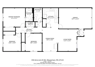 236 Zena Lona Street NE Floor Plan