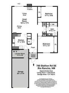 780 Stallion Road SE Floor Plan