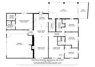 202 Placitas Road NE Floor Plan