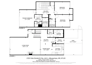 2700 Vista Grande Drive NW UNIT 1 Floor Plan