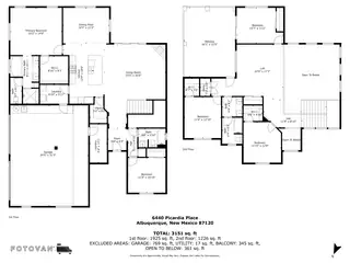 6440 Picardia Place NW Floor Plan