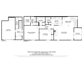 7483 Prairie Road NE Floor Plan