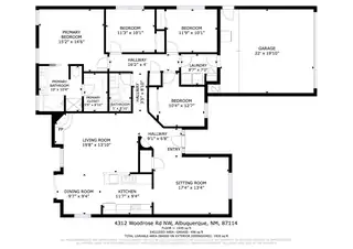 4312 Woodrose Road NW Floor Plan
