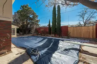 7112 Aztec Road NE Backyard