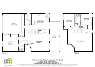 6705 Lamar Avenue NW Floor Plan