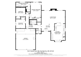 7217 Donet Court NE Floor Plan
