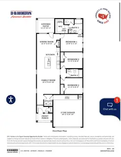 9353 Sidreaux Loop NW Floor Plan