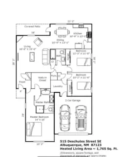 515 Deschutes Street SE Floor Plan