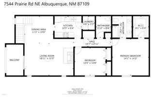 7544 Prairie Road NE Floor Plan