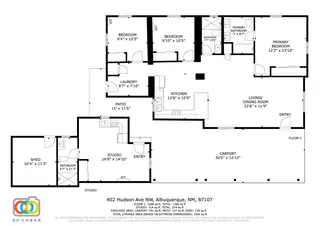 402 Hudson Avenue NW Floor Plan