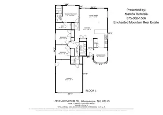 7643 Calle Comodo NE Floor Plan