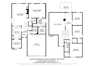 2103 N Ensenada Circle SE Floor Plan