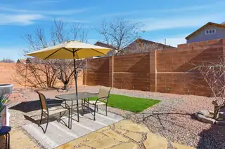 3738 Desert Pinon Drive NE Backyard