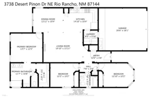 3738 Desert Pinon Drive NE Floor Plan