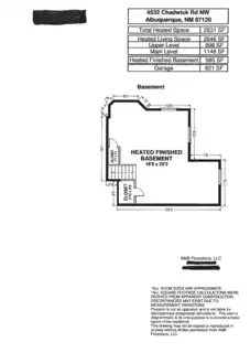 4532 Chadwick Road NW Floor Plan