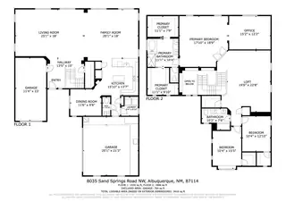 8035 Sand Springs Road NW Floor Plan
