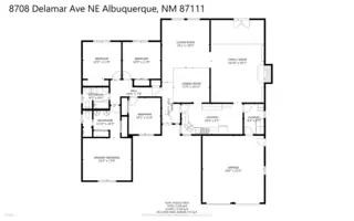 8708 Delamar Avenue NE Floor Plan