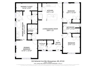 520 Bellamah Avenue NW Floor Plan