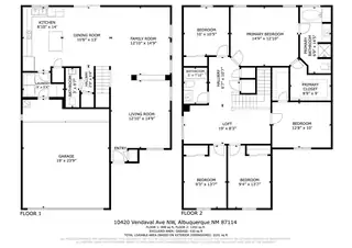 10420 Vendaval Avenue NW Floor Plan
