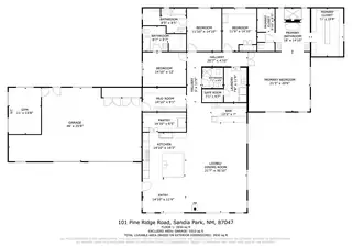 101 Pine Ridge Road Floor Plan